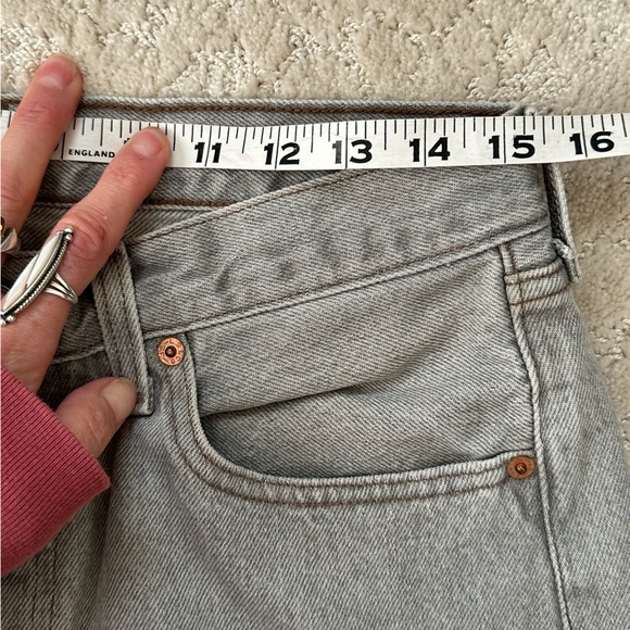 Vintage 90’s Levi’s 501 Button Fly USA Made Straight 28 x 32🔥 Light Gray - Picture 9 of 15